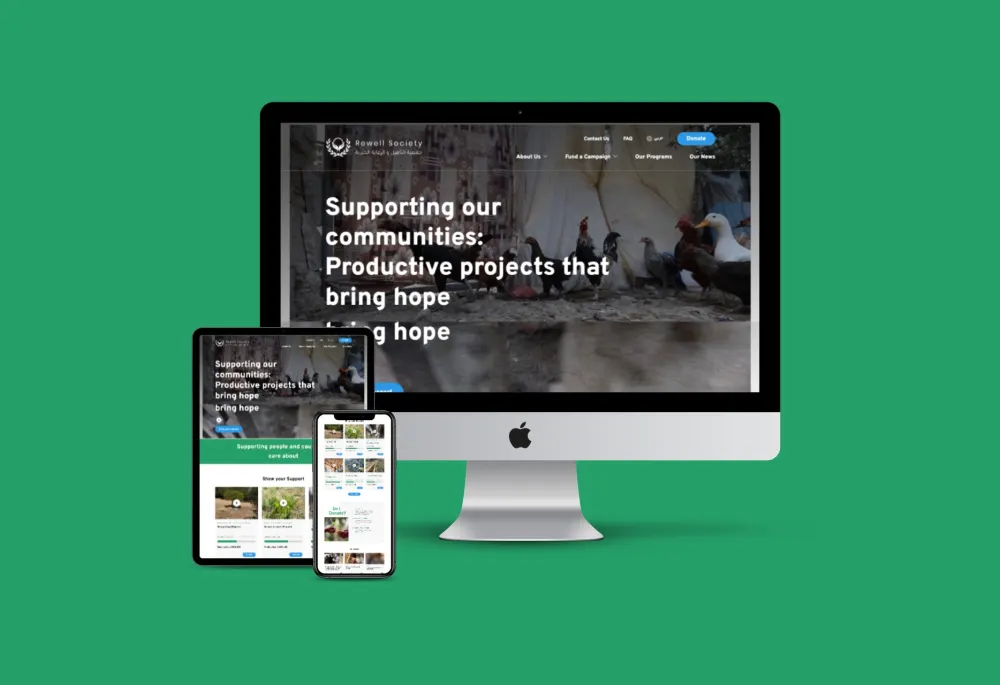 Rewell society website preview