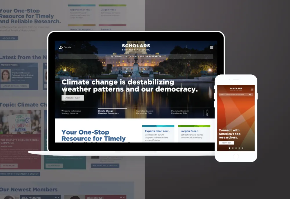 Scholars Strategy Network homepage