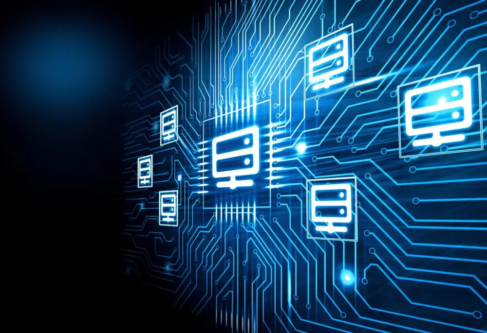 website-hosting-concept-with-circuits