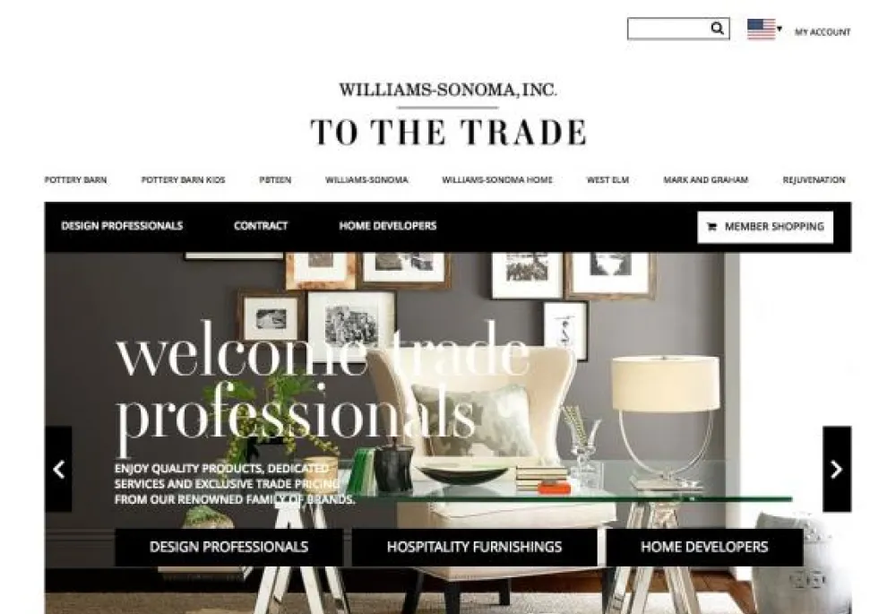 Williams-Sonoma To The Trade Portal
