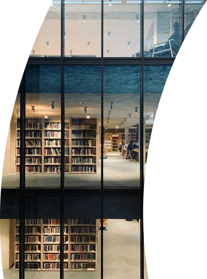 higher education library view