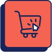 Ecommerce logo shopping cart