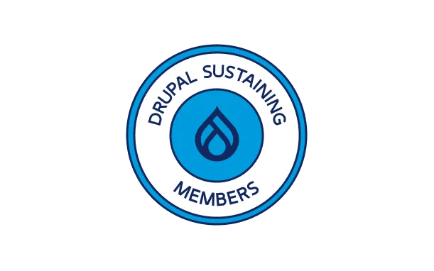 Drupal Sustaining Member Logo