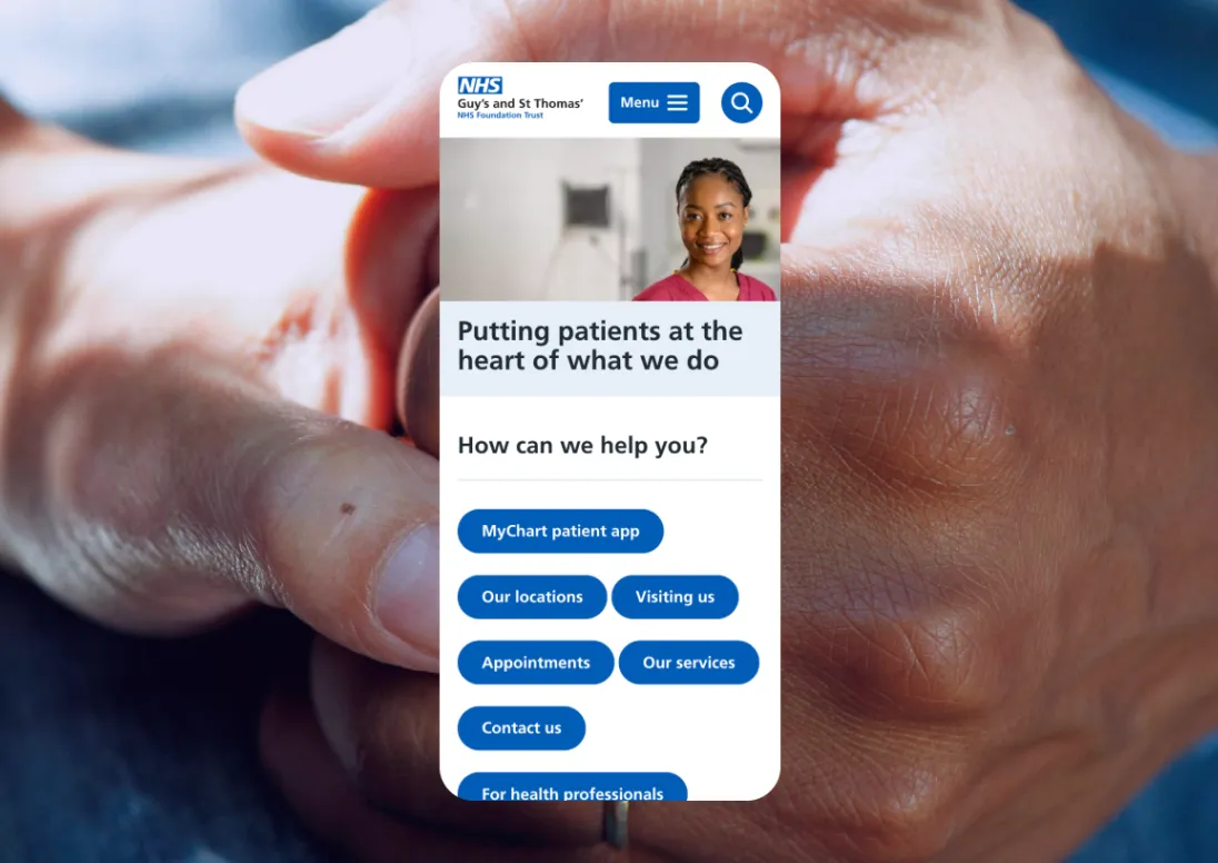 guys-and-st-thomas-nhs-foundation-trust website