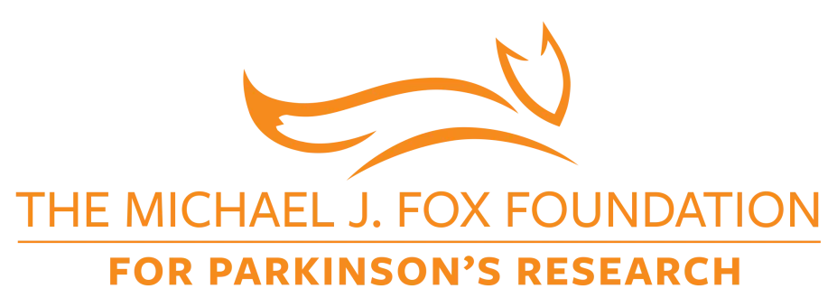 Orange Fox logo above text that reads "The Michael J. Fox Foundation for Parkinson's Research"