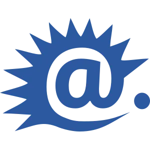 Mediasiili logo which is @-sign styled as hedgehog 