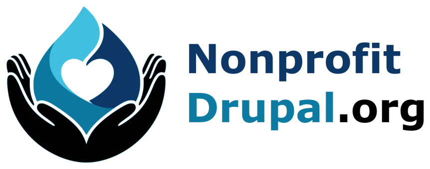 Nonprofit Drupal logo