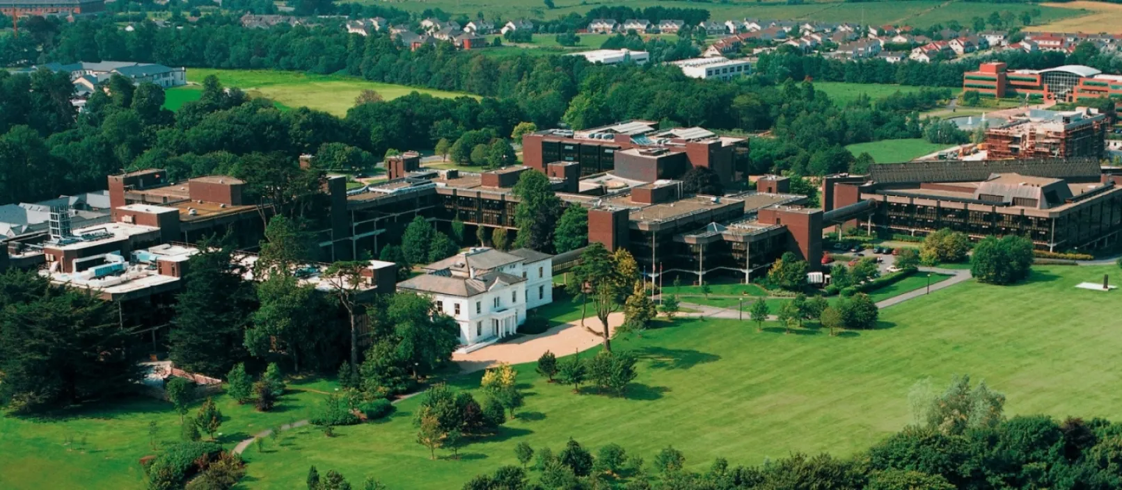 Aerial view of the University of Limerick campus