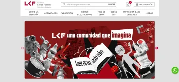 Librería Carlos Fuentes homepage