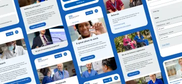 Many GSTT screens on mobile, angled horizontally 