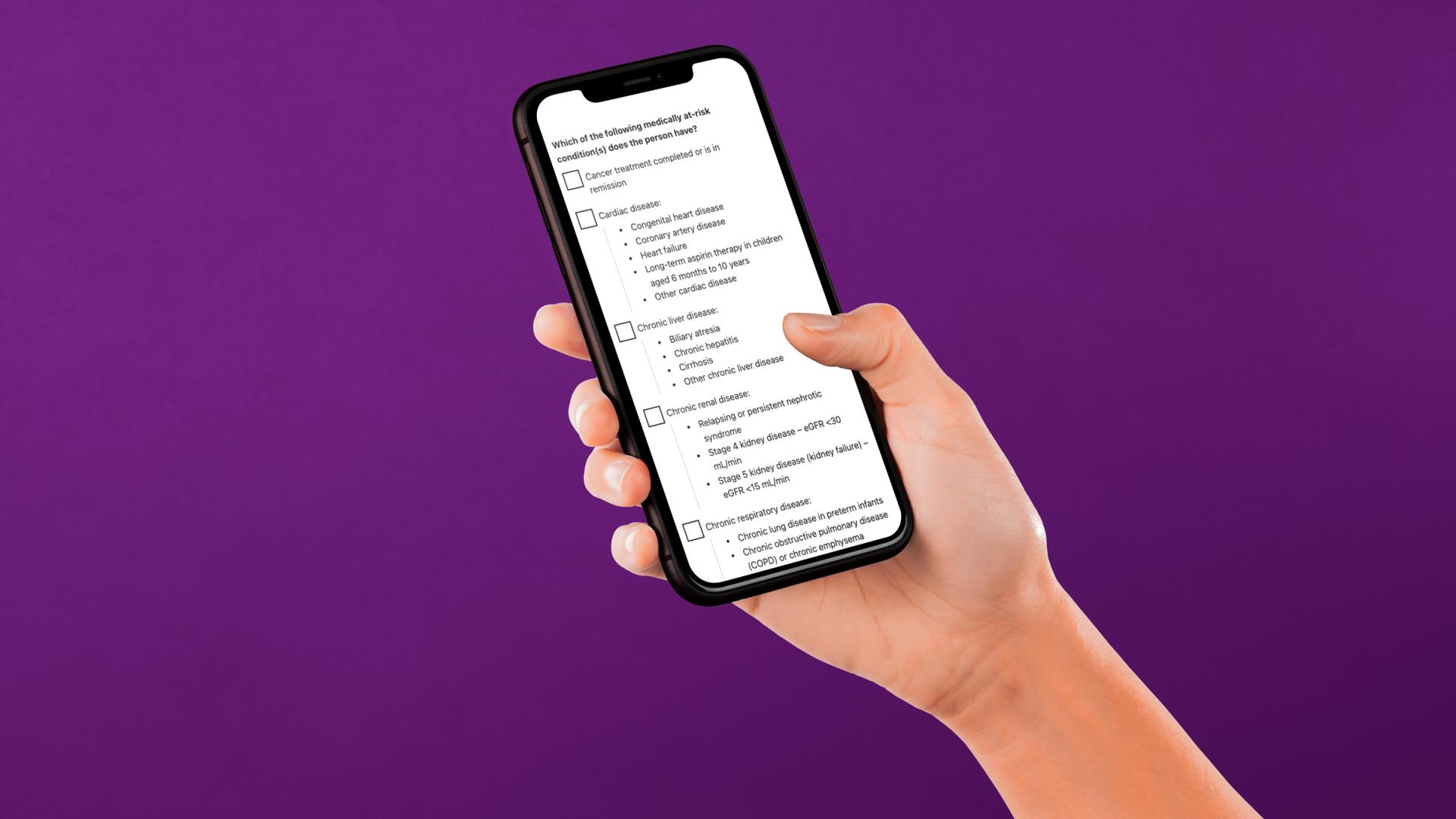 AIH calculator on mobile