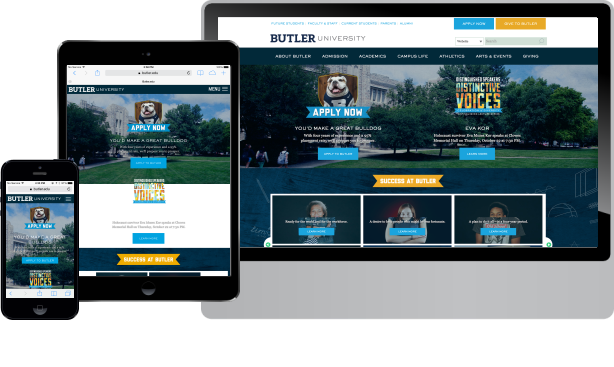 Butler University Responsive Design