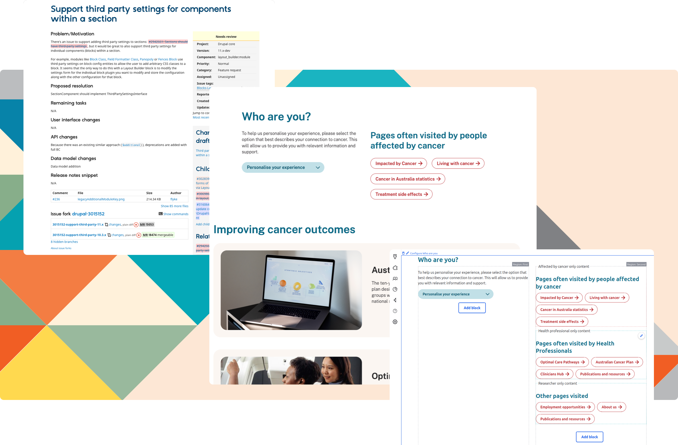 Pinto on the Cancer Australia website