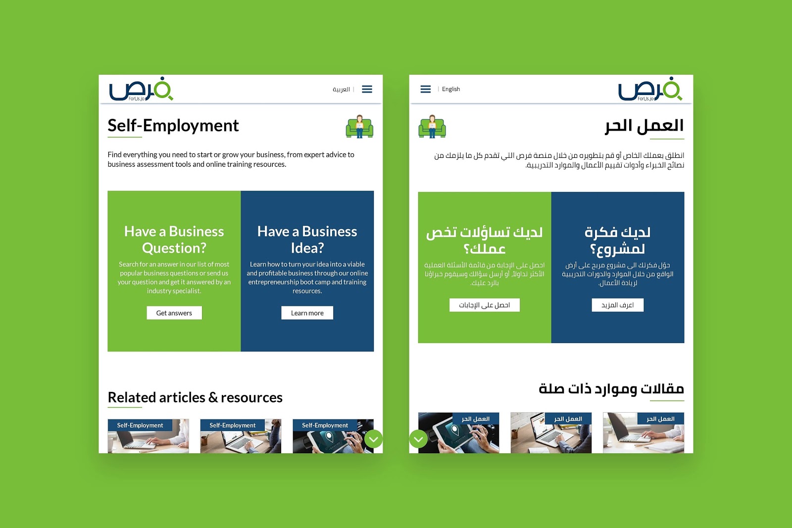 ForUs Multilingual Screens