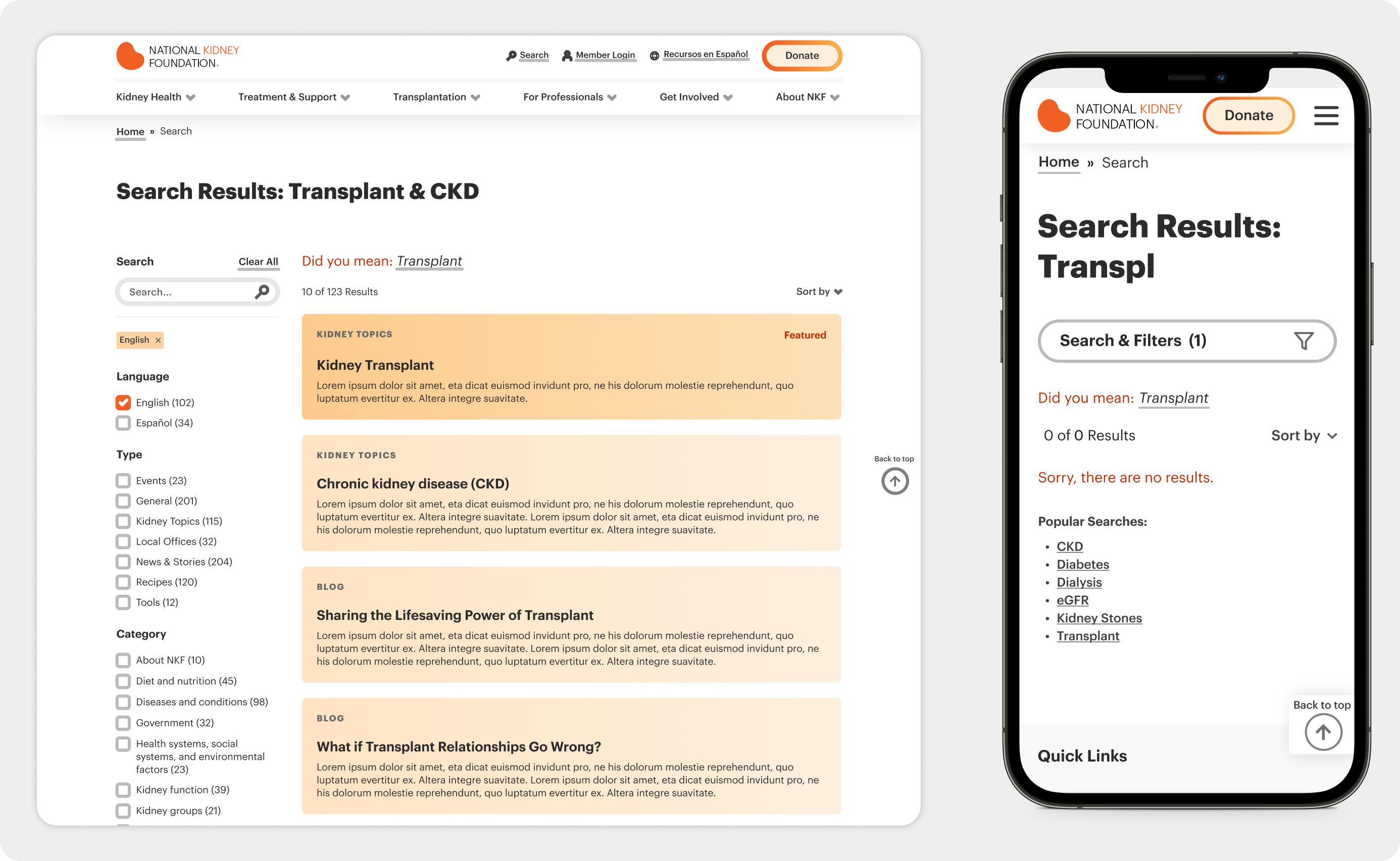 National Kidney Foundation partnered with QED42 to transform their website using Drupal