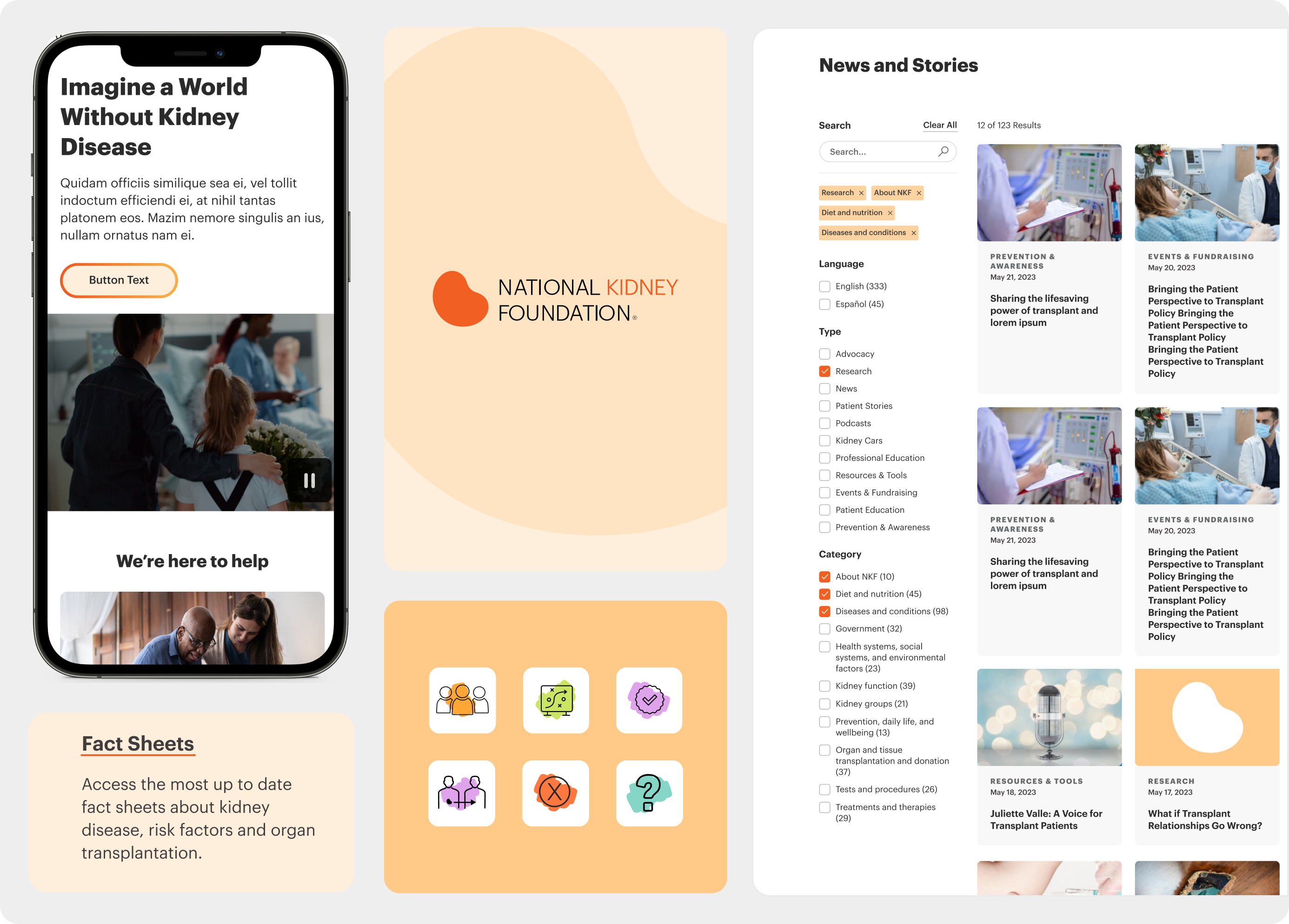National Kidney Foundation partnered with QED42 to transform their website using Drupal
