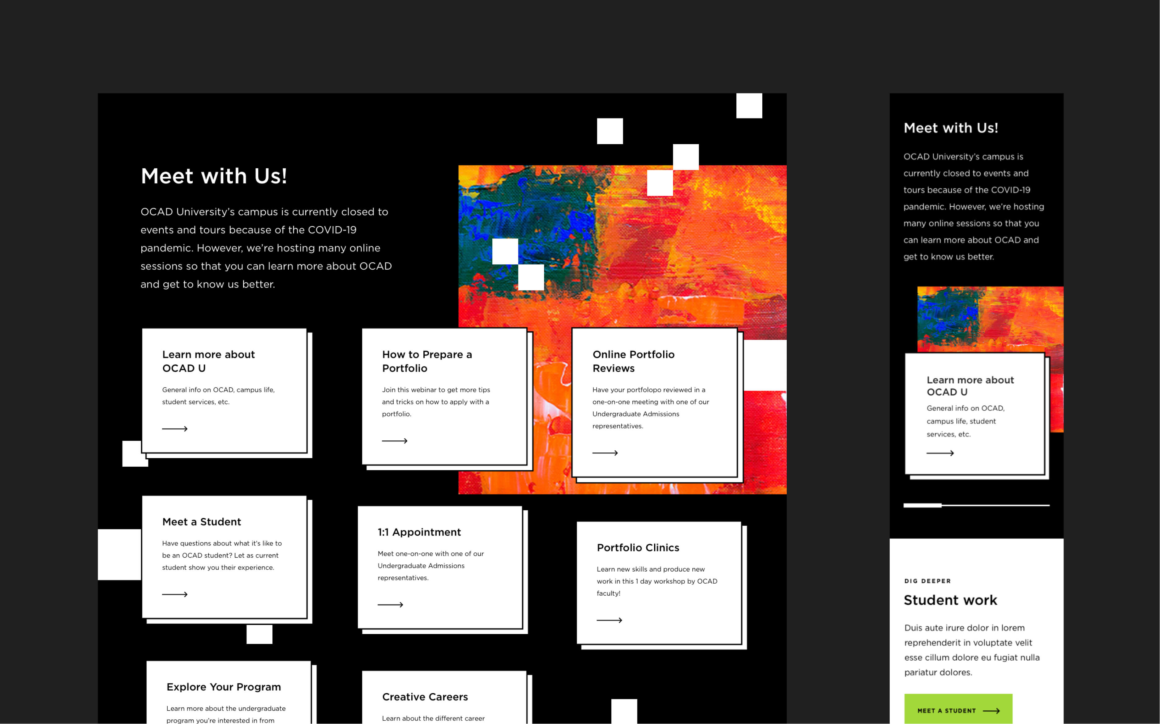 OCAD University Meet with us