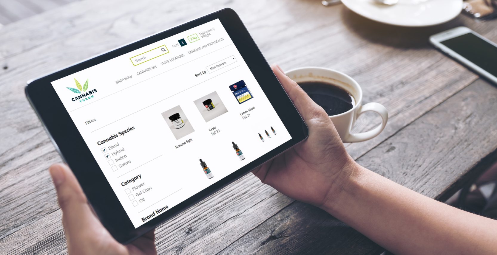 Cannabis Yukon catalog page