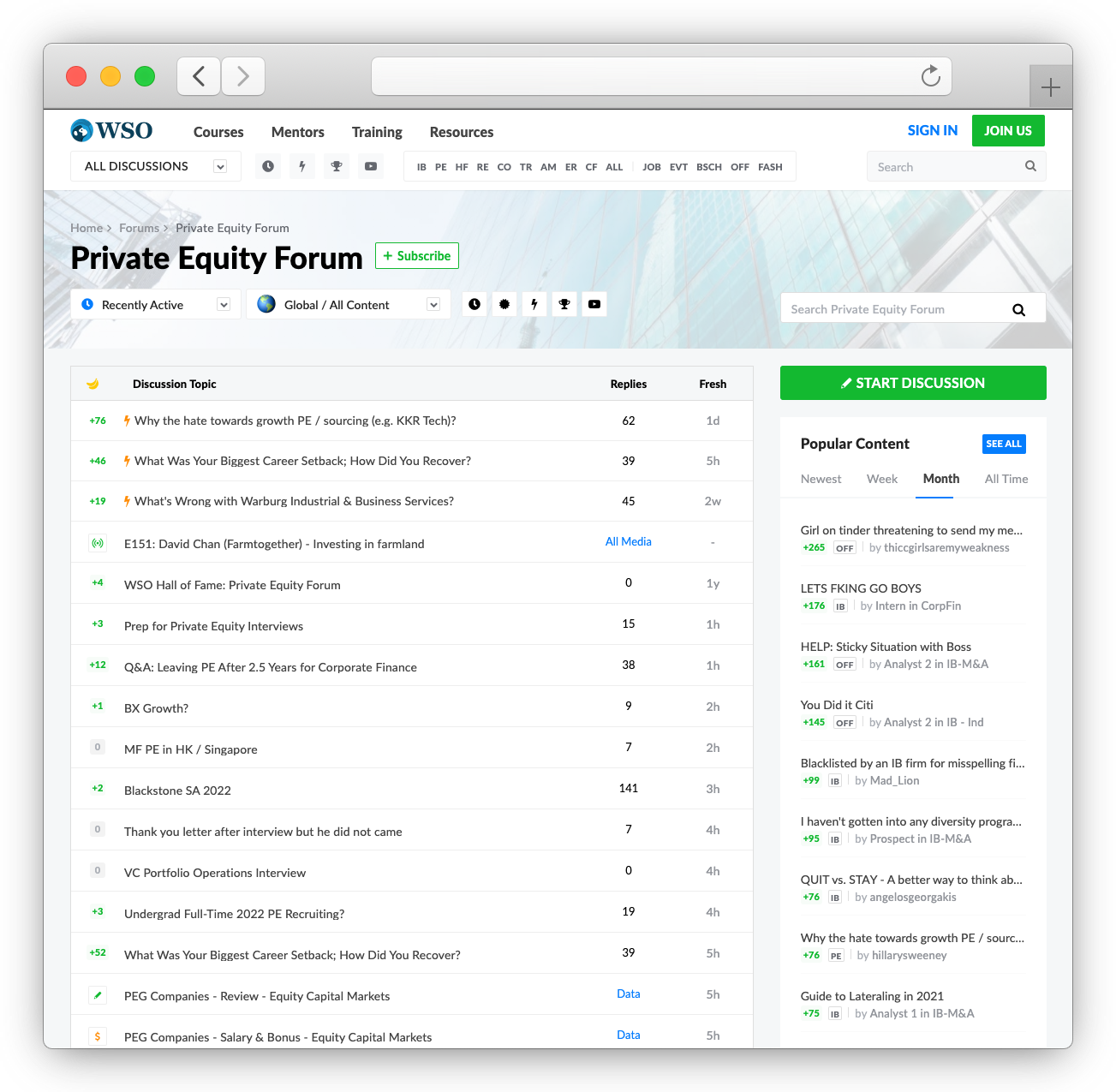 WSO Forum