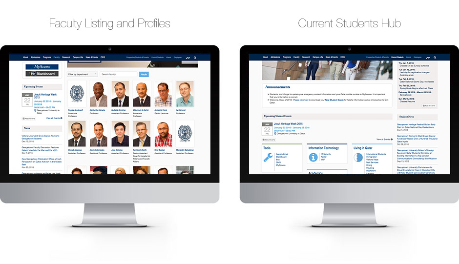 GU-Q Faculty and Current Students