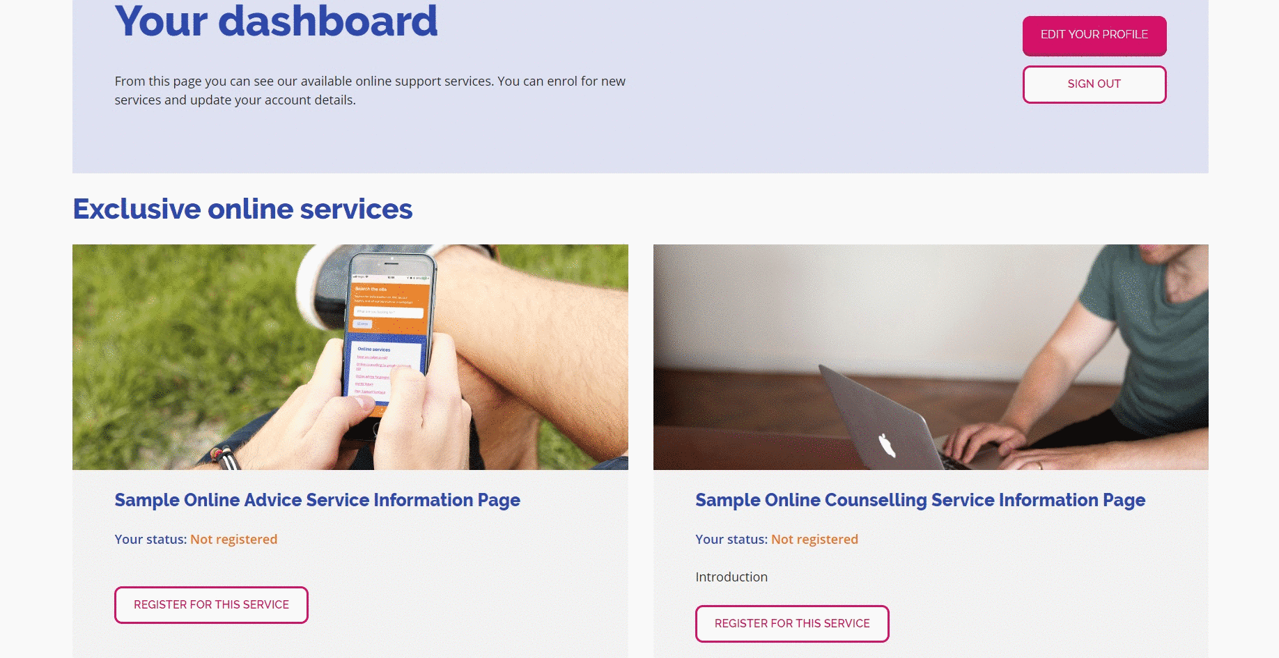 Gif recording of the assessment application