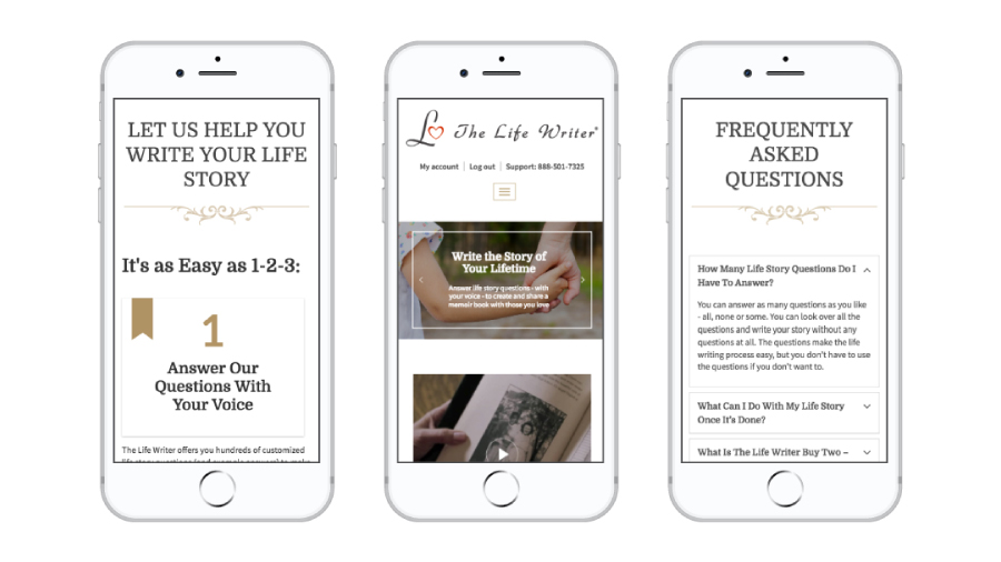 The Life Writer - Cross-Device Optimization