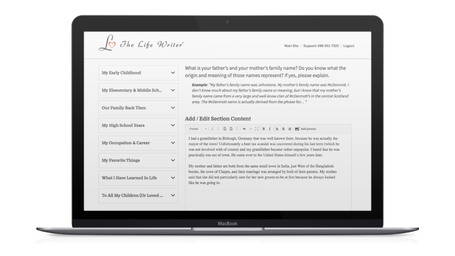 The Life Writer - Seamless Book Creation Experience