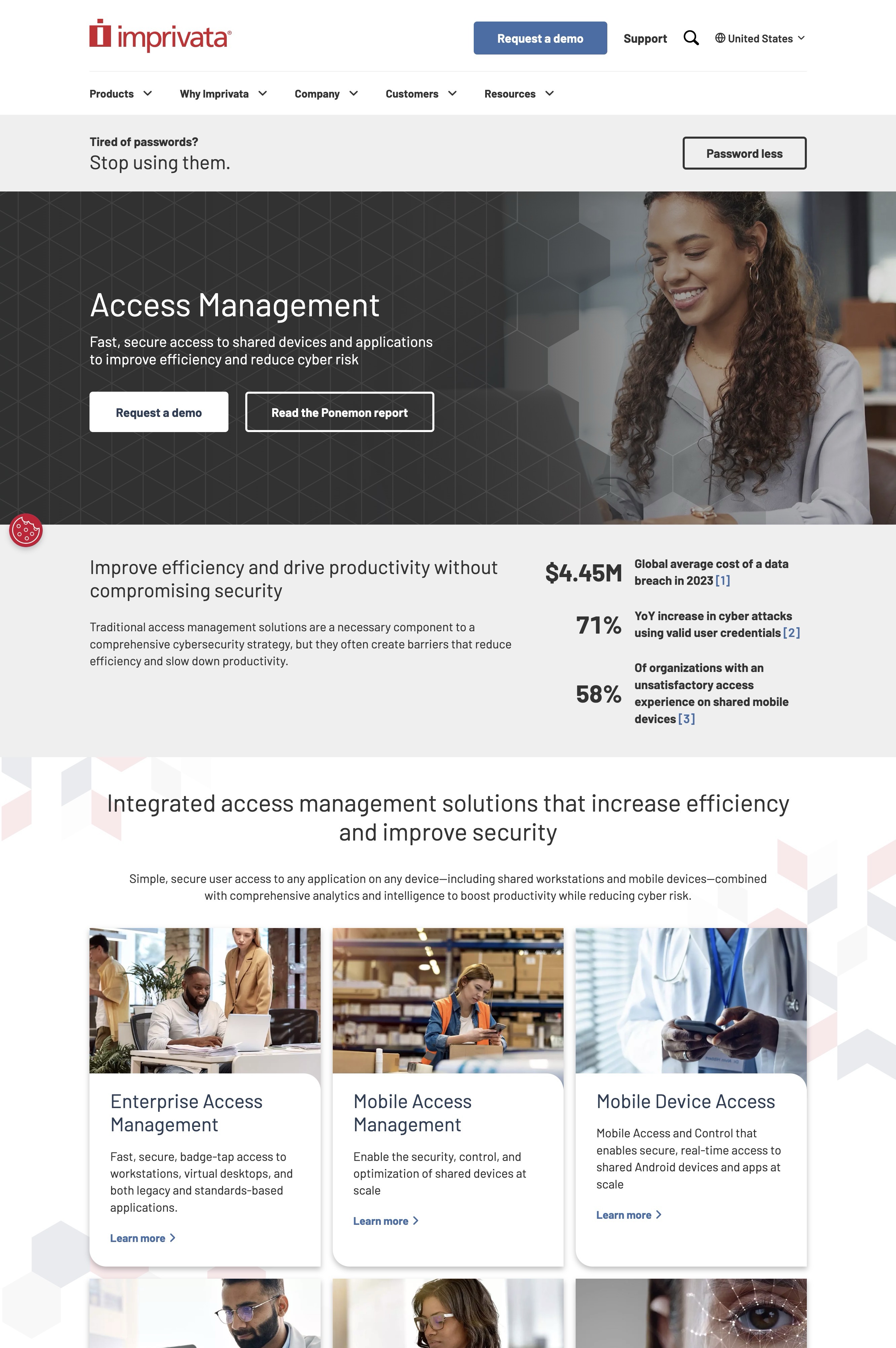 Screenshot of a Layout Builder driven page