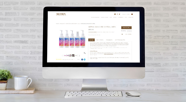Metrin Product Page