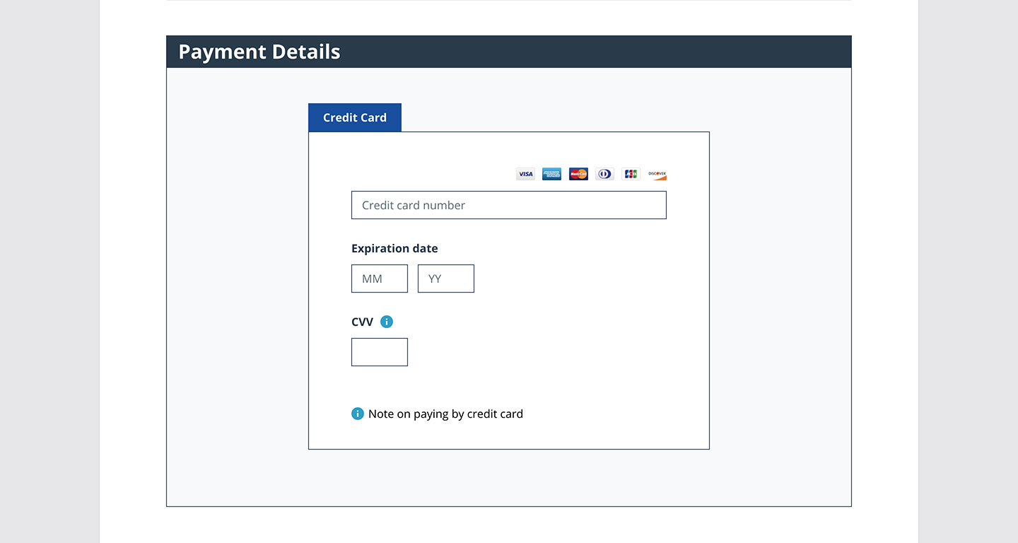 Payments are handled via third-party integration. 
