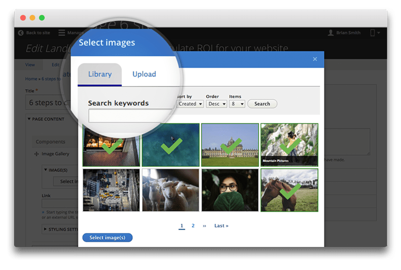 D8 Varbase Media Library