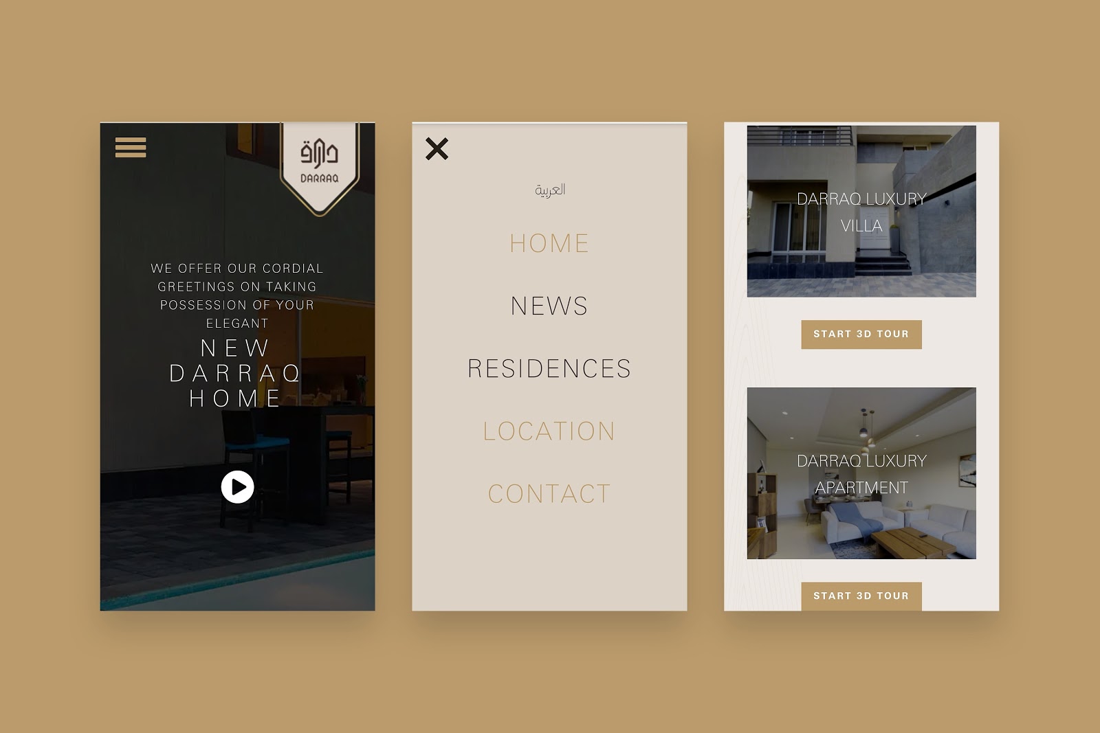 Darraq Mobile Screens