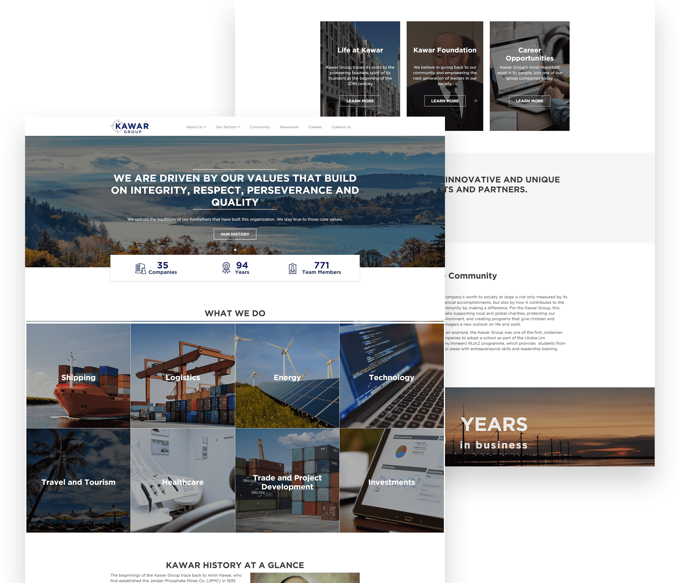 Kawar Group Website
